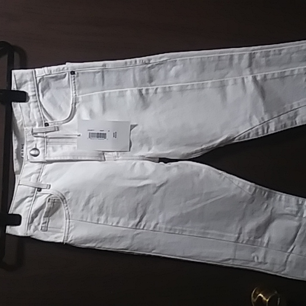 NWT FRAME Le Original jagged edge jeans - Picture 6 of 14